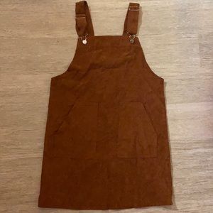 Corduroy Overall Dress